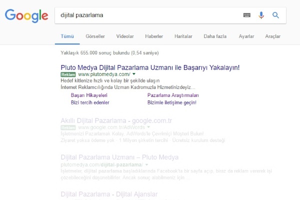 Google Reklam verme